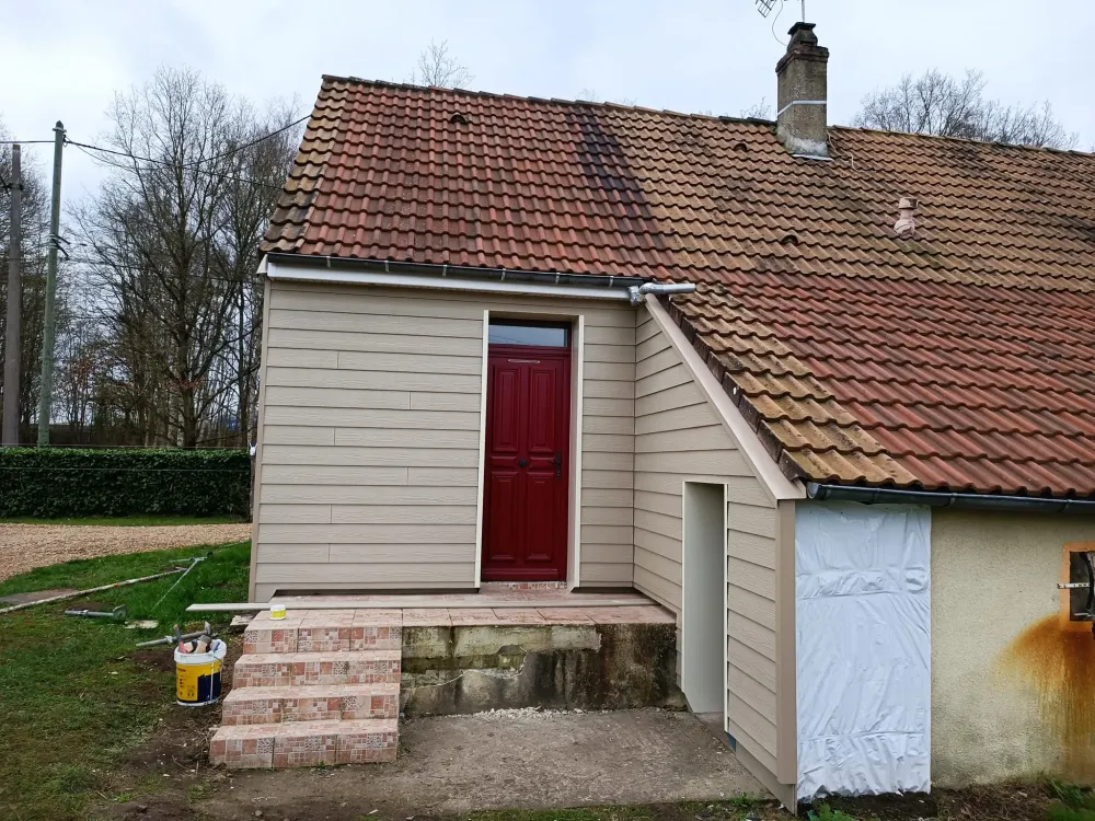 bardage en zinc